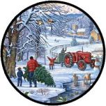 Puzzel - Bringing Home the Tree (100 XXL)